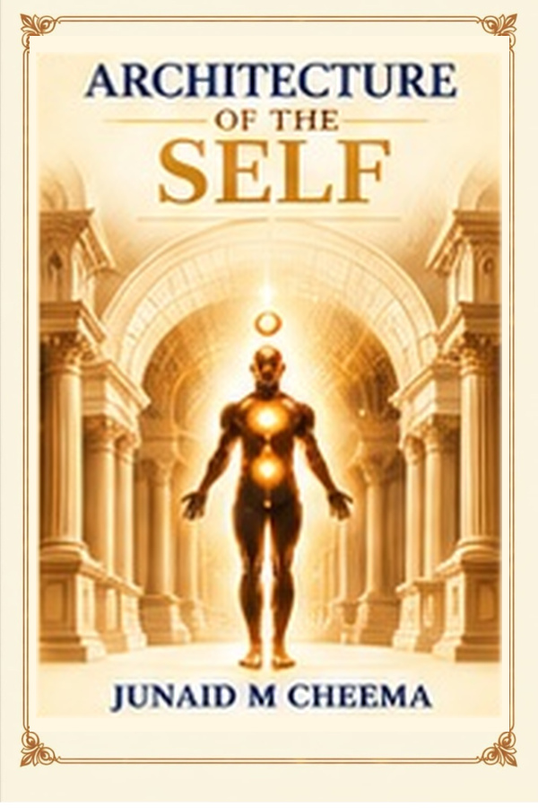 Architecture of the Self: cream and gold concept cover